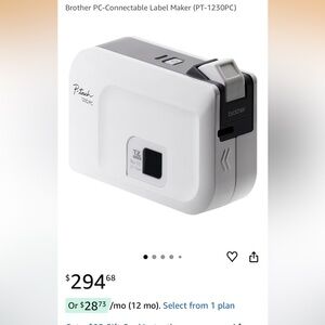 Brother PT-1230PC Label Thermal Printer